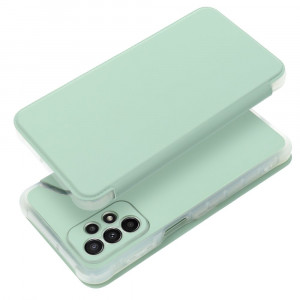 Husa pentru Samsung Galaxy A23 5G tip carte prindere magnetica, suport card, Skyddar Piano - Verde deschis - Img 2