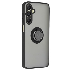 Husa pentru Samsung Galaxy A25 5G, SKYDDAR INNOVATION, Glinth+ cu Inel Rotativ 360°, Compatibilitate Magnetica, Negru, set cu sticker  - Img 9