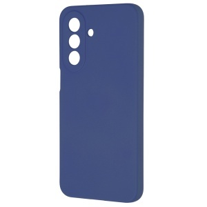 Husa pentru Samsung Galaxy A27 5G, SKYDDAR INNOVATION, din Silicon Catifelat, SoftElegance, set cu sticker, Bleumarin - Img 4