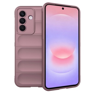 Husa pentru Samsung Galaxy A37 5G, SKYDDAR INNOVATION, Magic Shield, din Silicon Mat, set cu sticker, Mov