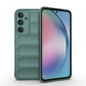 Husa pentru Samsung Galaxy A55 5G eleganta, din silicon mat, SKDR Vogue - Verde