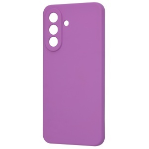 Husa pentru Samsung Galaxy A57 5G, SKYDDAR INNOVATION, din Silicon Catifelat, SoftElegance, set cu sticker, Mov - Img 3