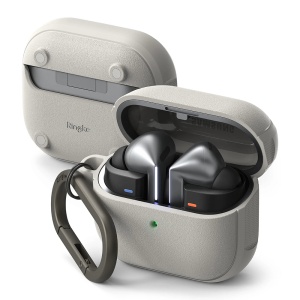 Husa pentru Samsung Galaxy Buds 3 / 3 Pro / 3 FE - Ringke Onyx Magnetic - Warm Gray