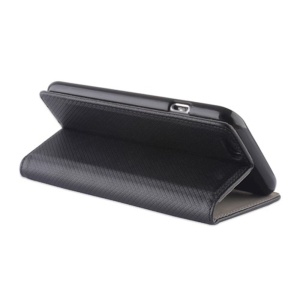 Husa pentru Samsung Galaxy S10 Plus tip carte, inchidere magnetica, set cu sticker, smart book, negru - Img 5