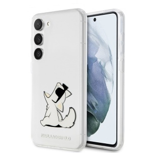 Husa pentru Samsung Galaxy S23 Plus, Hardcase Transparent, Karl Lagerfeld, Transparenta