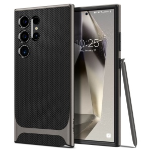 Husa pentru Samsung Galaxy S24 Ultra, Neo Hybrid, Spigen - Cenusiu
