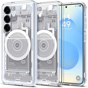 Husa pentru Samsung Galaxy S25, Spigen Ultra Hybrid Zero One - Alb