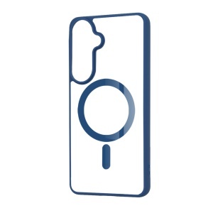 Husa pentru Samsung Galaxy S26 Edge, SKYDDAR INNOVATION, MagSafe Pro din silicon, set cu sticker, Albastru - Img 5