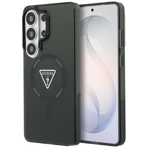 Husa pentru Samsung Galaxy S26 Ultra, IML Gradient Triangle MagSafe, Guess, Negru