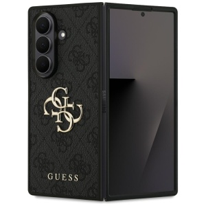 Husa pentru Samsung Galaxy Z Fold7, Guess 4G Metal Logo, Protectie Slim, Compatibila, Negru