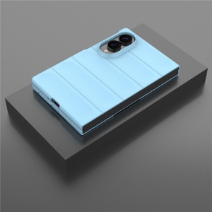 Husa pentru Samsung Galaxy Z Fold8 din Silicon Mat, Antisoc, set cu sticker, Magic Shield, Bleu - Img 6