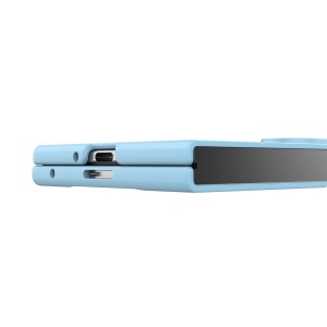 Husa pentru Samsung Galaxy Z Fold8 Ultra din Silicon Mat, Antisoc, set cu sticker, Magic Shield, Bleu - Img 4
