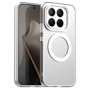 Husa pentru Xiaomi 15T Pro, MagSafe, Antisoc, set cu sticker, CandyCase, Alb