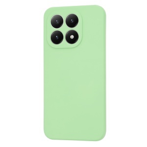 Husa pentru Xiaomi 15T, SKYDDAR INNOVATION, din Silicon Catifelat, SoftElegance, set cu sticker, Verde deschis - Img 3