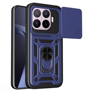 Husa pentru Xiaomi 17T Pro, protectie camere, Inel magnetic, set cu sticker, CamShield, Albastru