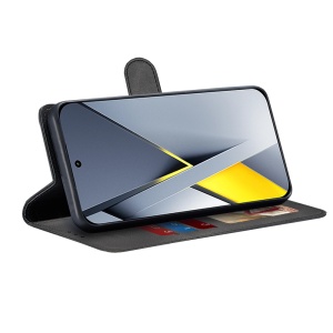 Husa pentru Xiaomi Poco F8 Pro, SKYDDAR INNOVATION, Diary Book, tip carte cu Portofel Interior, Antisoc, set cu sticker, Negru - Img 5