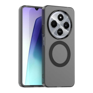 Husa pentru Xiaomi Redmi 14C / Poco C75, Magsafe, set cu sticker, CandyCase, Negru