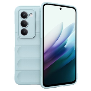 Husa pentru Xiaomi Redmi 15 5G / Redmi 15 4G, SKYDDAR INNOVATION, Magic Shield, din Silicon Mat, set cu sticker, Bleu