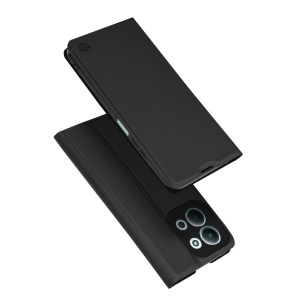 Husa pentru Xiaomi Redmi 15C 4G, SKYDDAR INNOVATION, Magskin Book, tip Carte cu Portofel Interior, set cu sticker, Negru