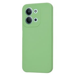Husa pentru Xiaomi Redmi 15C 5G, SKYDDAR INNOVATION, din Silicon Catifelat, SoftElegance, set cu sticker, Verde deschis - Img 3