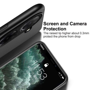 Husa pentru Xiaomi Redmi 9A din silicon, anti soc, flexibila, set cu sticker, Noble, Rosu - Img 2