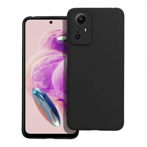 Husa pentru Xiaomi Redmi Note 12S silicon, Skyddar Mat - Negru
