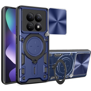 Husa pentru Xiaomi Redmi Note 15 4G / Redmi Note 15 5G, SKYDDAR INNOVATION, CamGuard Pro, Inel Magnetic, Protectie Camera, set cu sticker, Albastru - Img 2