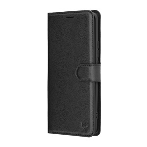 Husa pentru Xiaomi Redmi Note 15 5G, SKYDDAR INNOVATION, Leather Folio tip Carte, cu Portofel Interior, Finisaje Premium, set cu sticker, Negru - Img 4