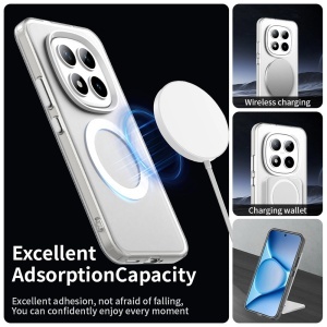 Husa pentru Xiaomi Redmi Note 15 Pro+ 5G, MagSafe, Antisoc, set cu sticker, CandyCase, Alb - Img 6
