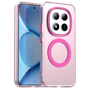 Husa pentru Xiaomi Redmi Note 15 Pro+ 5G / Poco M8 Pro 5G, MagSafe, Antisoc, set cu sticker, CandyCase, Roz