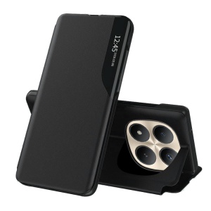 Husa pentru Xiaomi Redmi Note 15 Pro+ 5G / Poco M8 Pro 5G, tip carte, set cu sticker, eFold, Negru