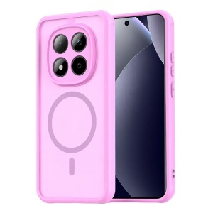 Husa pentru Xiaomi Redmi Note 15 Pro 5G, SKYDDAR INNOVATION, HaloFrost MagSafe II, Antisoc, set cu sticker, Roz