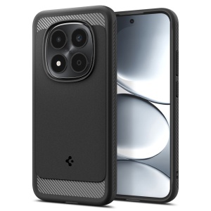 Husa pentru Xiaomi Redmi Note 15 Pro 5G - Spigen Rugged Armor - Matte Black