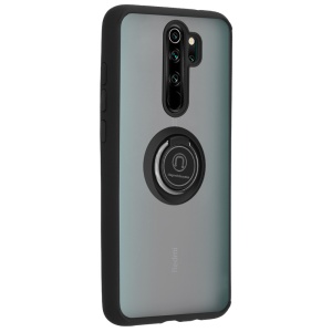 Husa pentru Xiaomi Redmi Note 8 Pro, SKYDDAR INNOVATION, Glinth cu Inel Rotativ 360° Magnetic, Negru, set cu sticker  - Img 10