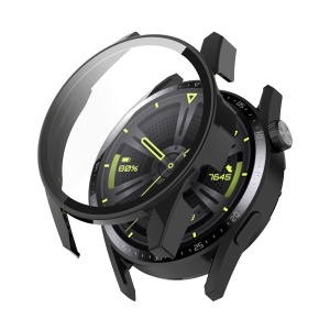 Husa protectie Smartwatch Huawei Watch GT 3 (42mm), SKYDDAR INNOVATION, Defense360 Pro + Screen Protector, AntiSoc, set cu sticker, Negru