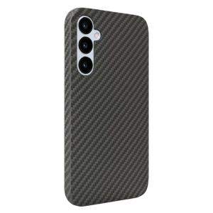 Husa Samsung Galaxy A15 5G, SKYDDAR INNOVATION, Carbonite FiberShell, Negru, set cu sticker