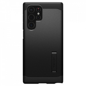 Husa Samsung Galaxy S22 Ultra, Tough Armor Spigen - Negru - Img 4