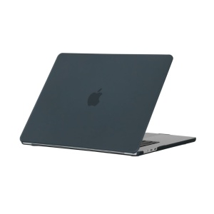 Husa UltraShell compatibila cu MacBook Air 15" (2023 / 2024 / 2025), Negru mat