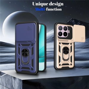 Husa Xiaomi 17T, protectie camere, Inel magnetic, set cu sticker, CamShield, Verde - Img 2