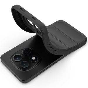 Husa Xiaomi Redmi Note 15 Pro 5G din Silicon Mat, set cu sticker, Magic Shield, Negru - Img 5