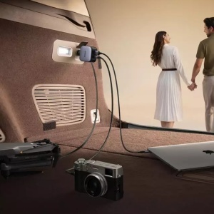Incarcator pentru Masina, Cablu Retractabil USB-C, USB-C/A, 90W, Quick Charger, 70cm, Ugreen EC603, Negru - Img 3