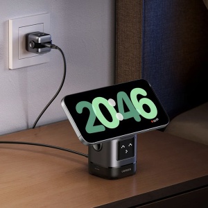 Incarcator Pliabil fara Fir 2in1, 25W, USB-C, MPP, Ugreen W709, Negru - Img 6