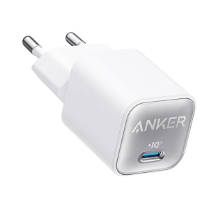 Incarcator Retea 30W Type-C, GaN, Fast Charging, Power Delivery, Ultra Compact, Anker 511 Nano 3 A2147G21, Alb