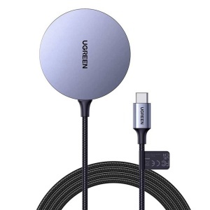 Incarcator Wireless Qi, 15W, Ugreen CD245, Gri