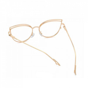Ochelari calculator dama protectie lumina albastra, Techsuit (F95597-C5) - Bright Black - Img 4