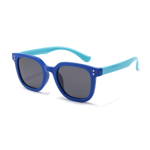 Ochelari de soare copii 3-12 Ani, Protectie UV, Skyddar Kido 8351 - Albastru inchis