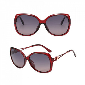 Ochelari de soare dama cu protectie UV (2305-C3), Techsuit - Wine Red - Img 2