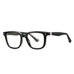 Ochelari Protectie Blue Light Unisex/Femei, SKYDDAR INNOVATION, Rame Metalice, 2225, Design Modern, set cu sticker, Negru