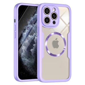 [Pachet 360°] Husa + Folie iPhone 11 Pro Max MagSafe, SKDR ColorShield 360° - Mov