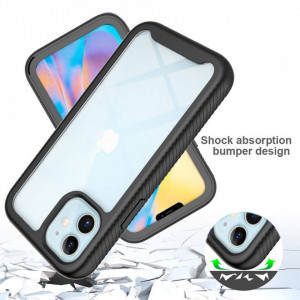 [Pachet 360°] Husa + Folie iPhone 12 Mini, Techsuit Defense - Negru - Img 4